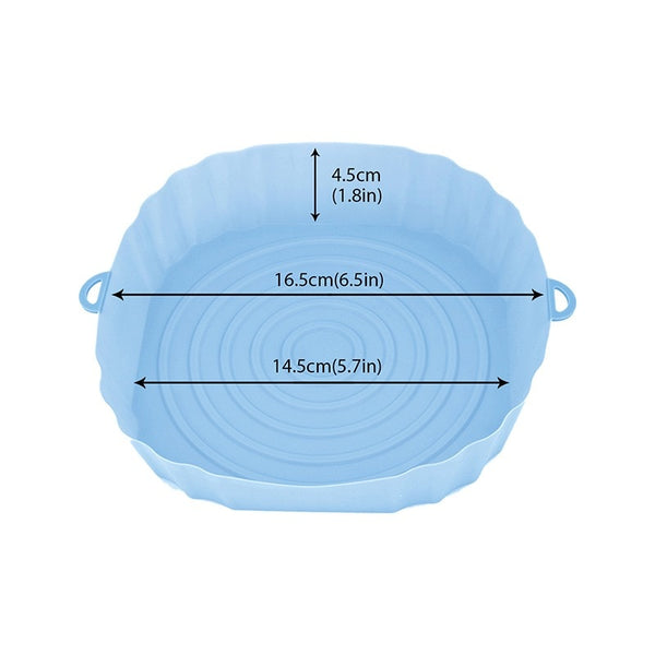 Air Fryer Silicone Basket Mat Mold Liner Shaped For Air-fryers Silicone Tray