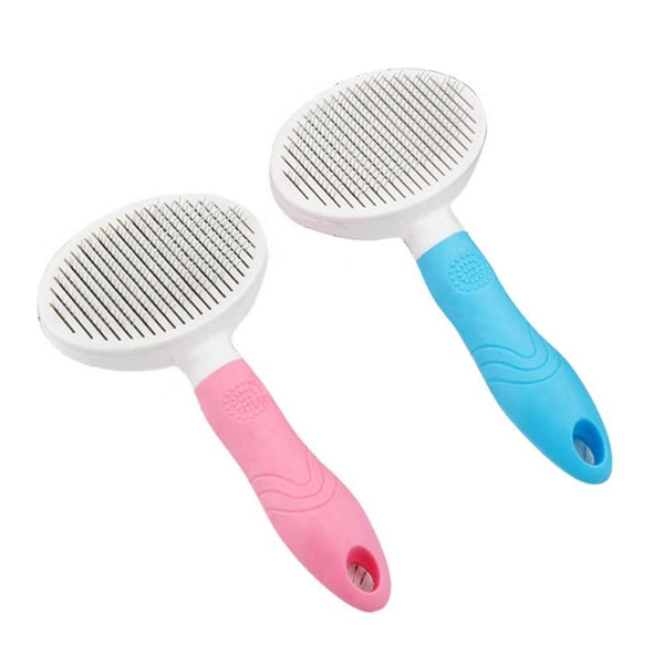 Dog or Cat Hair Removal Comb For Pet Grooming Gloves Tool Dog Brush with Button Removal