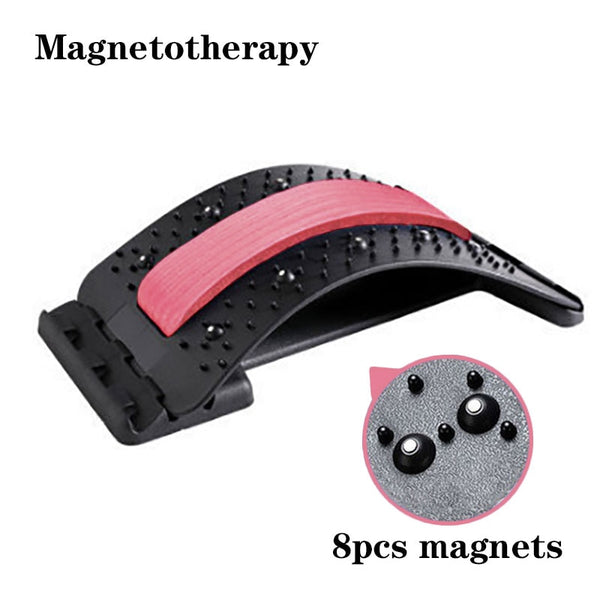 Back Massager Lumbar Support Stretcher Spinal Board Back Stretcher Lower and Upper Muscle Pain Relief for Herniated Disc