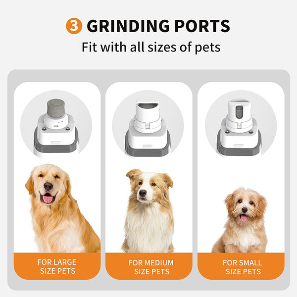 Electric Nail Grooming Trimmer for Dogs Rechargeable USB Charging