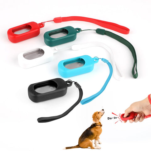Dog Training Clicker Plastic With Adjustable Wrist Strap