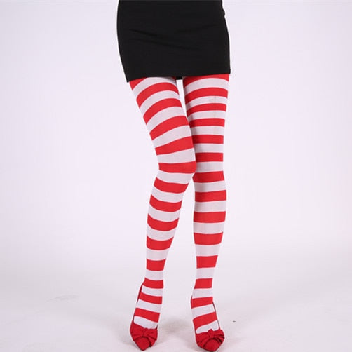 Striped Yoga Legging Women Print Goth Style Long Tights Casual Punk Ladies Sport High Waist Workout Elastic Leggings