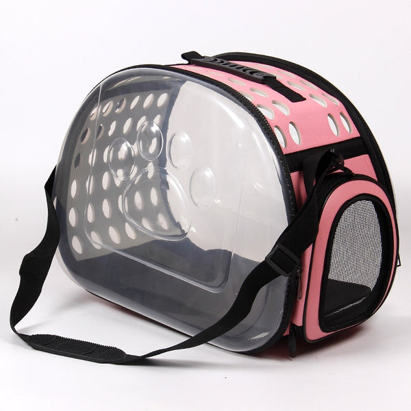 Breathable Cat or Dog Carrier durable Transparent Space Cat carrying bag Travel Space Capsule Cage
